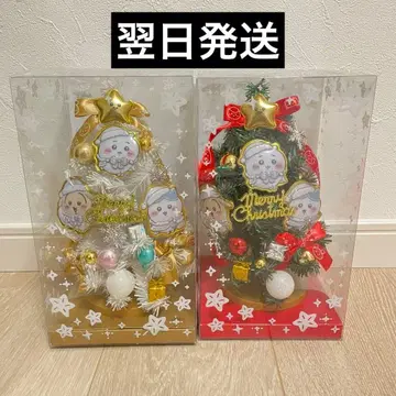 [프라이즈] 치이카와 (먼작귀) 크리스마스 트리 2종 세트