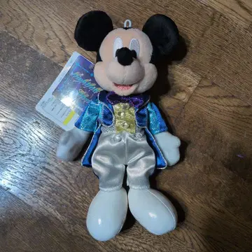 디즈니랜드 나이트폴 글로우 미키마우스 인형 배지