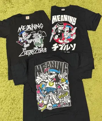 [ MEANING ] T셔츠 M 사이즈 3개 세트