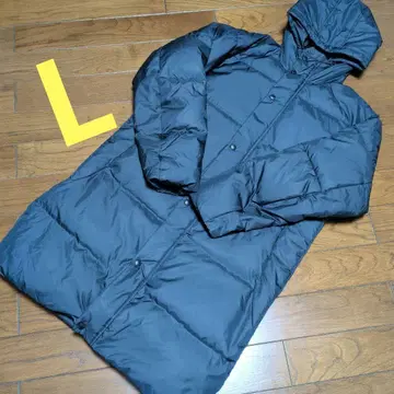 데상트 DMMOJC42 롱 다운 코트 블랙 L