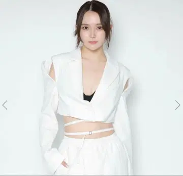 meltthelady 스트링 자켓 크롭 자켓