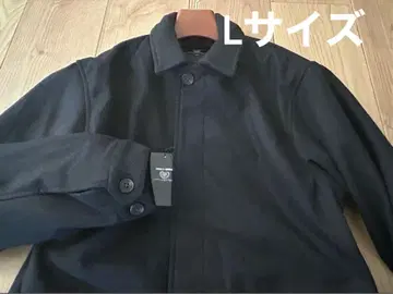 미사용품 꼼 사 커뮨 싱글 브레스 숏코트 네이비 L 사이즈