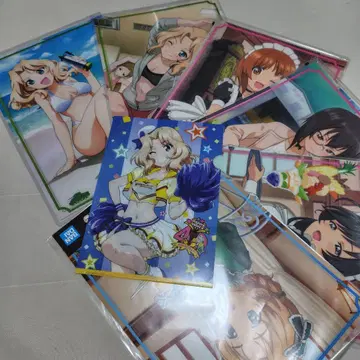 걸즈 & 판처 A3 클리어 포스터 클리어 파일 케이 미호 등