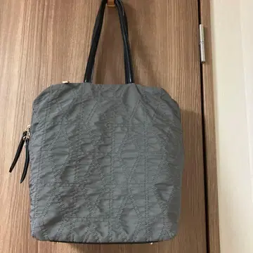 남녀 기하학 패턴 그레이 숄더백 세로 30 가로 30 폭 15