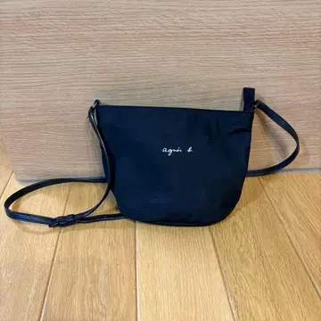 agnis b. 숄더백 블랙