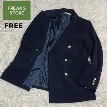 [컨디션 최상] 프릭스스토어 네이비 더블 골드 버튼 네이비 프리 사이즈