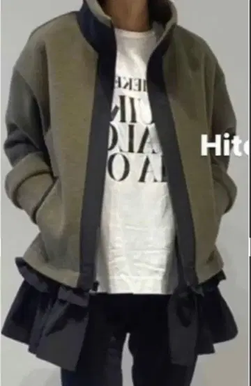 ISHIKAWA LABO 플리스 블루종 블랙