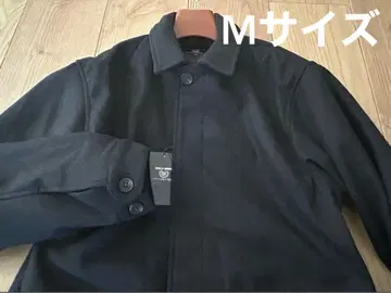 미사용품 꼼 사 커뮨 싱글 브레스 숏코트 네이비 M 사이즈