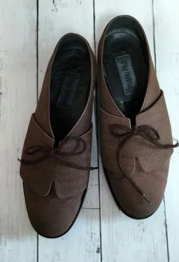 브라운 스웨이드 비즈니스 슈즈 캐주얼, 빈티지