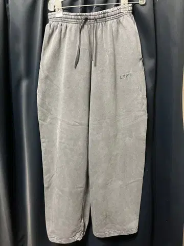 LYFT 빈티지 스웨트 와이드 팬츠 그레이