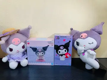 [ 새상품 ] 산리오 쿠로미 피규어 루라이트 봉제 인형