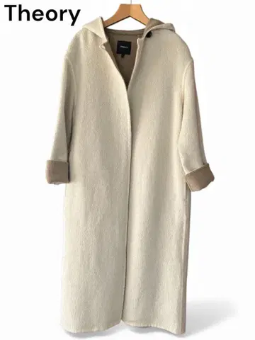 띠어리 샤기 더블 페이스 코트