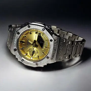 컨디션 최상 G-SHOCK GA-2100GB 카시오크 풀메탈 커스텀