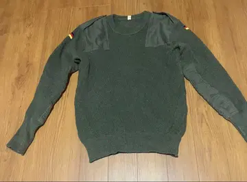 독일군 밀리터리 니트 명령어 스웨터 올리브 M