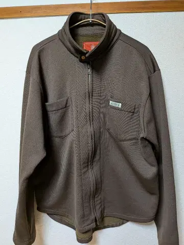 새상품급 AVIREX 풀 집업 블루종 카키