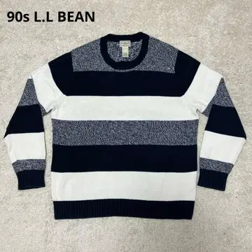 90s L.L.Bean 엘엘빈 코튼 니트 L