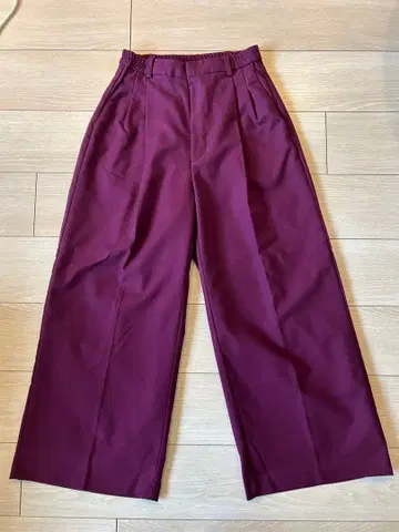 새상품급 나노 유니버스 와이드 팬츠 내추럴 뷰티 베이직