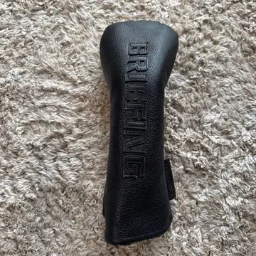 BRIEFING 가죽 블랙 헤드커버 페어웨이 우드용