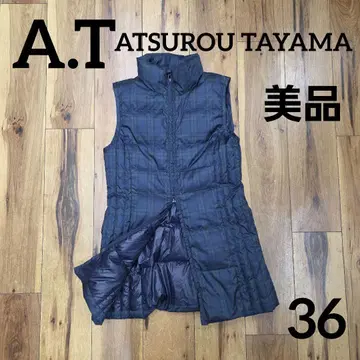새상품급 A.T 아츠로 타야마 롱 다운 베스트