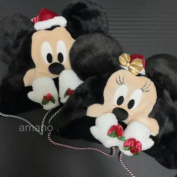 미키 미니 크리스마스 팬캡 세트