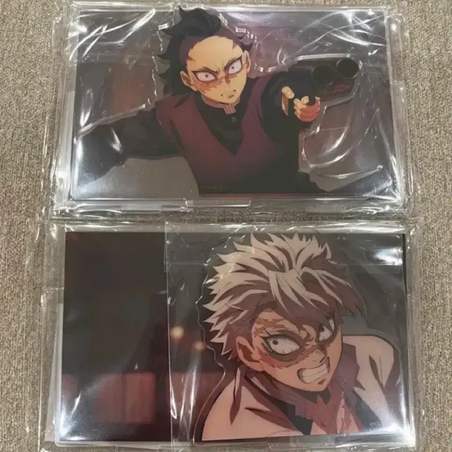 귀멸의 칼날 무한성편 사네미 겐야 형제 장면그대로 아크릴 스탠드
