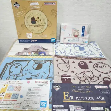 제일복권 나츠메 우인장 핸드 타월 멜라민 플레이트 문구 컬렉션