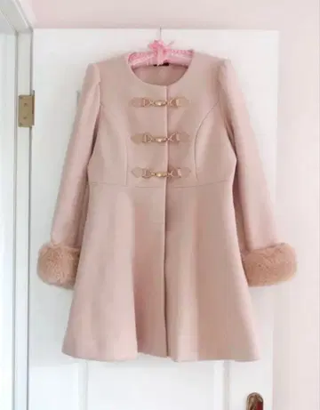 SALE evelyn 에블린 턱 비트 코트 핑크 S 코트