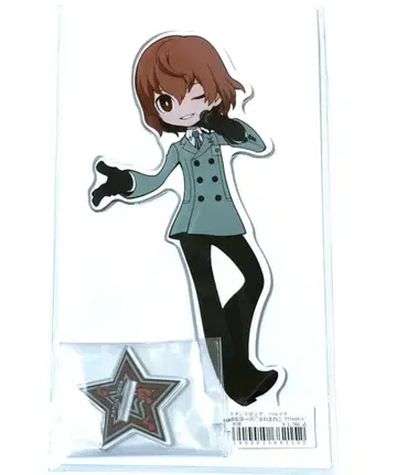 페르소나 5 P5R 택티카 마네키네코 아크릴 스탠드 아케치 고로 크로우