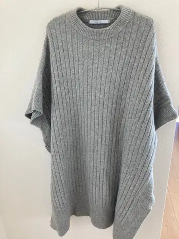 FRAMeWORK 울 캐시미어 twisted yarn 판초 베스트