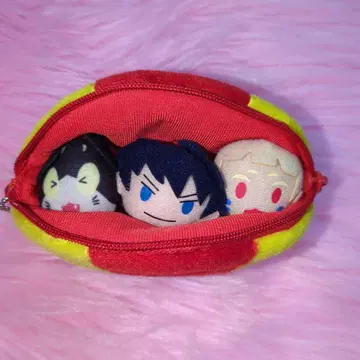 미개봉 극장판 청의 엑소시스트 오므라이스 키링 봉제 인형 애니메이트 특전