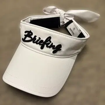 Briefing 화이트 바이저 리본 포함