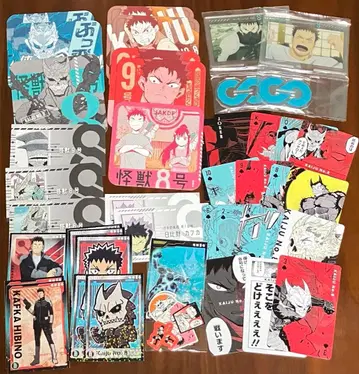 [ 처분 ] 괴수 8호 히비노 카프카 원화전 코스터 카드놀이 씰 세트