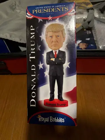 도널드 트럼프 대통령 흔들 인형 보블헤드 피규어