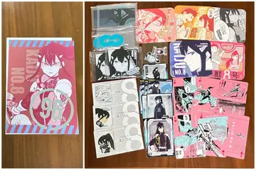 괴수 8호 아시로 미나 원화전 복권 코스터 카드놀이 씰 세트