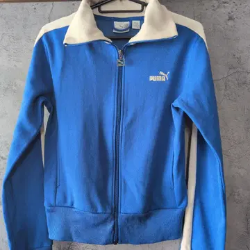 PUMA 파랑 지퍼 자켓