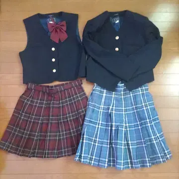 체크 스커트 코스프레
