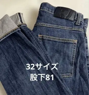 UNIQLO +J 셀비지 슬림핏 스트레이트 446518 32