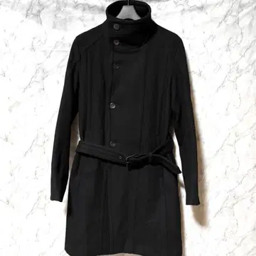 SCHLUSSEL 슈리셀 하이넥 울 코트