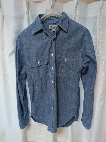 KENNETH FIELD 샴브레이 셔츠 사이즈 M