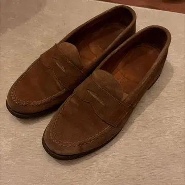 Alden 브라운 스웨이드 로퍼