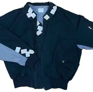 KETTY 블루종 자켓 아우터 로고 자수 와펜 리버서블