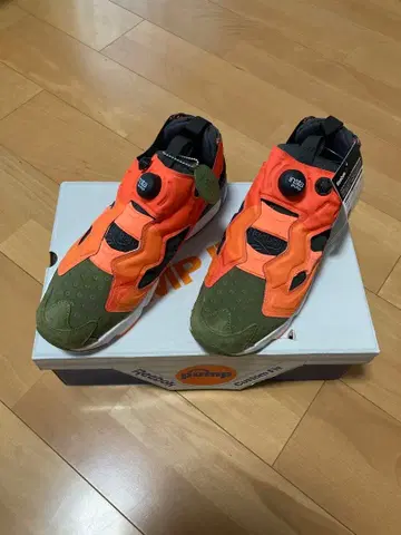 Reebok 펌프 퓨리 오렌지 V67791 미사용 새상품 27cm