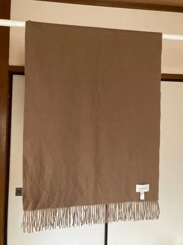 SPICK&SPAN 오리지널 캐시미어 100 대형 스톨 모카 브라운