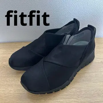 블랙프라이데이! fitfit 미사용 크로스 인스텝 스니커즈 블랙