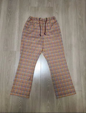 [ 미사용 새상품 ] 빔즈 보이 타탄 체크 팬츠
