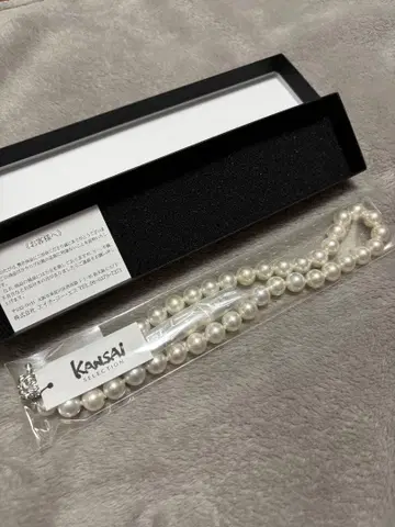 KANSAI SELECTION 펄 목걸이 귀찌 세트