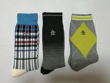 미사용 새상품 맨싱 골프 남성용 양말 3족 세트 25~27