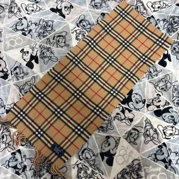 Blueberry 100% 울 체크 머플러