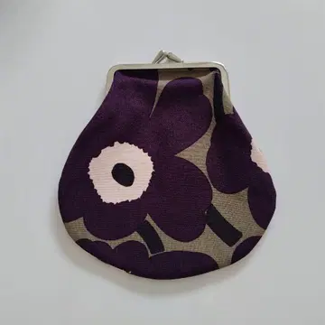 마리메꼬 가마구치 파우치 khakipurplepink