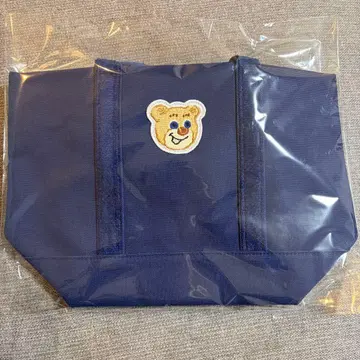 러브러리 바이 페이러 올드 테디 와펜 토트백 스몰 네이비